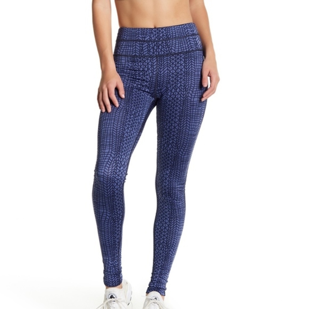 Maaji Blue Prints of the Sea  Yoga Leggings